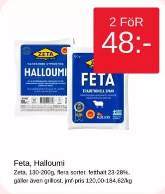 Zeta - Feta, Halloumi
