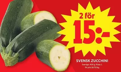 SVENSK ZUCCHINI
