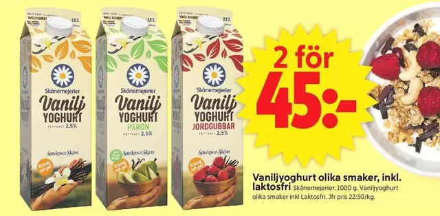 Skånemejerier - Vanilijoghurt
