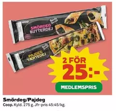 Coop - Smørdeg/Pajdeg