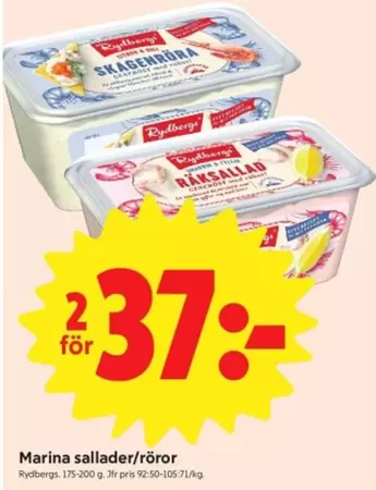 Rydbergs - Marina sallader/röror