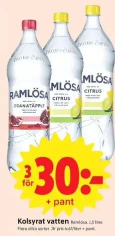 ramlösa - Kolsyrat vatten