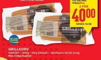 Garant - GRILLKORV