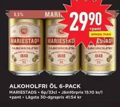 mariestads - ALKOHOLFRI ÖL 6-PACK