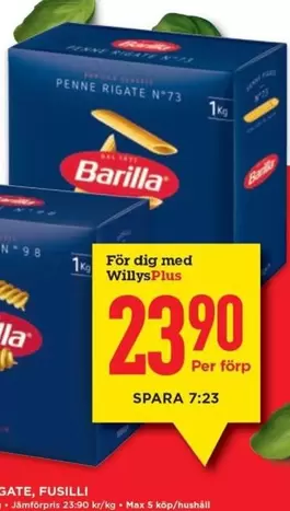Barilla - PENNE RIGATE N°73