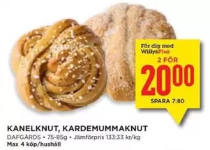 KANELKNUT, KARDEMUMMAKNUT