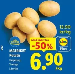 MATRIKET Potatis