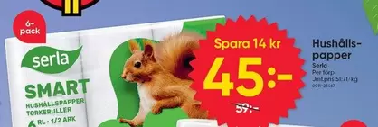 Serla - Hushållspapper