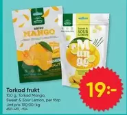 Torkad Mango, Sweet & Sour Lemon