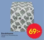 Bordslöpare 33x140 cm, kronärtskocka 102023