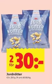 Jordnötter