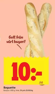 Bonjour - Baguette