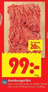 Scan - Hamburgerfärs