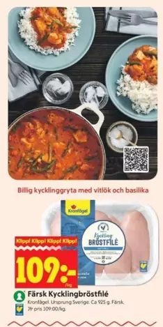 Färsk Kycklingbröstfilé
