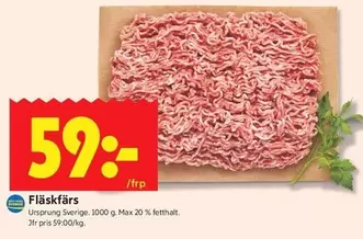 Fläskfärs