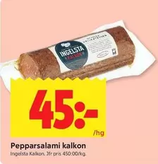 Ingelsta kalkon - Pepparsalami kalkon