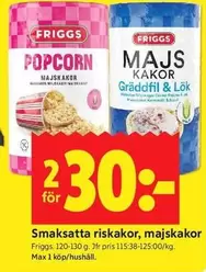 friggs - Riskakor, majskakor