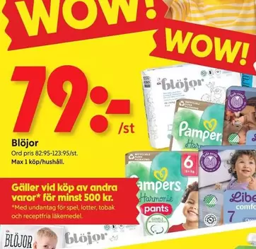 Pampers - Blöjor