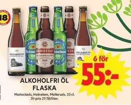 mariestads - ALKOHOLFRI ÖL FLASKA