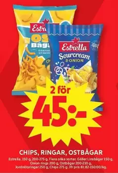 Estrella - CHIPS, RINGAR, OSTBGAR