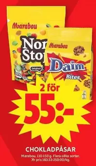 marabou - Marabou Norrsken, Daim Bites