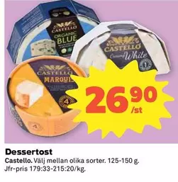 Castello - Dessertost