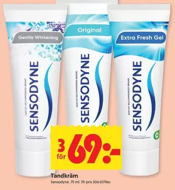 sensodyne - Tandkräm