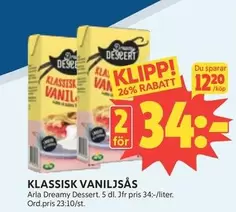 Arla - KLASSISK VANILJSÅS