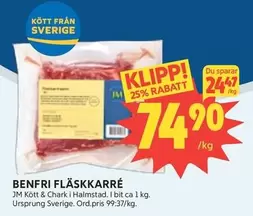 BENFRI FLÄSKKARRÉ