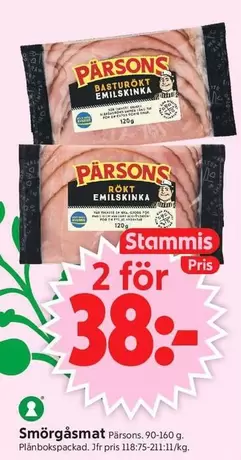 Pärsons - Smörgåsmat