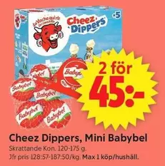 Cheez Dippers, Mini Babybel