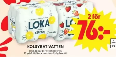 Loka - Kolsyrat vatten