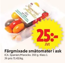 Färgmixade småtomater