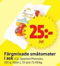 Färgmixade småtomater