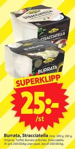 Zeta - Burrata, Stracciatella