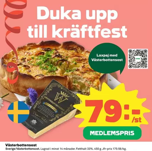 Duka - Västerbottensost
