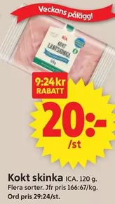 Kokt skinka