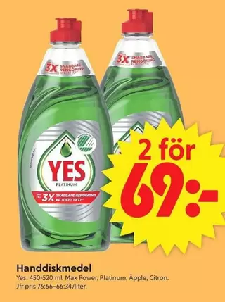Yes - Handdiskmedel