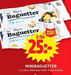 Mini Baguetter
