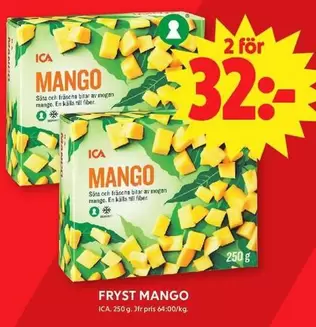 Fryst Mango