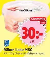 Räkor i lake MSC