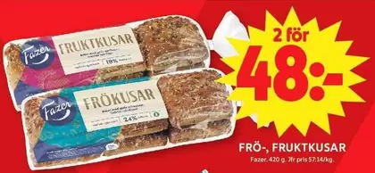 Fazer - FRUKTKUSAR, FRÖKUSAR