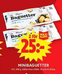 MINIBAGUETTER