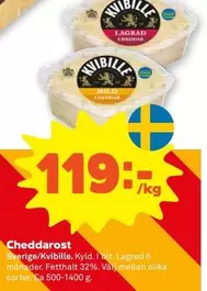 Kvibille - Cheddarost