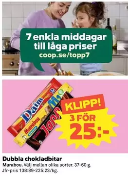marabou - Dubbla chokladbitar