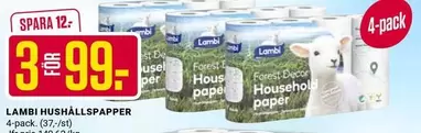 Lambi - HUSHÅLLSPAPPER