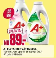 FLYTTANDE TVÄTTMEDEL