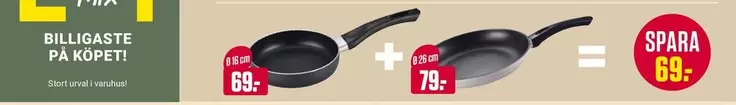 2-pack frying pans