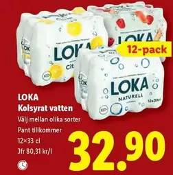 Loka - Kolsyrat vatten