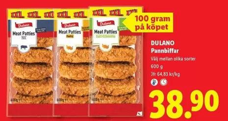 Dulano - Pannbiffar